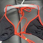 L'Agent by Agent Provocateur Cari Triangle String Bikini Top Black Size L Photo 7