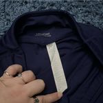 Fabletics  Women's Navy Silver Houndstooth Ultracool cropped Leggings size L Photo 3