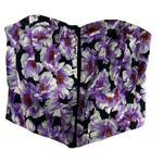 Forever 21 NWT Floral Strapless Corset Top Photo 2