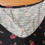 Torrid NWT  Long Sleeve Tiered Shirt SZ 2 Vintage Slub Dark Romantic Goth Emu Photo 3