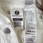 Levi's White Stretch Denim Cuffed Jean Shorts Womens 4" Inseam Mid Length Sz 32 Photo 10