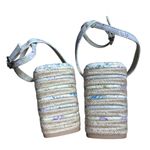 Dolce Vita Blue Floral Elvia Strappy Platform Wedge Sandals Womens 9.5 Photo 3