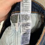 Levi's  501 Womens High Waisted Dark Wash Cut Off Denim Shorts Size 30 Photo 6