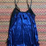NAVY & BLACK LACE LINGERIE CAMI Blue Photo 3