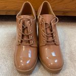 Brown Patent Leather Shoes Size 8.5 Photo 1
