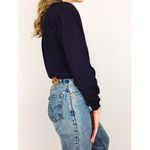 Lee Vintage Plaid Button-Down Top in Navy | Size S Photo 1