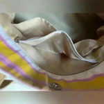 Women’s Multicolor‎ Striped Beach Bag Pink Photo 9