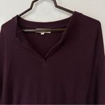 Loft  V Neck Sweater Petite Small Purple Photo 1