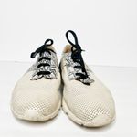 Sesto Meucci  Cream Leather Sneakers Size 8.5 Women’s Made in Italy Photo 2