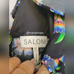 SALONI Holly Midi Dress In Ebony Dragonfruit Print Natural Size 4 Photo 5