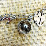 Vintage Sterling Charm Bracelet 9 Charms Life Story 7” 17.83g‎ Silver Photo 6