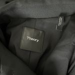 Theory  Women's Izzurc Prospective Long Trench Jacket Coat in Black Size S Photo 3