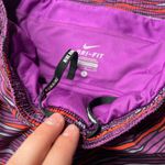 Nike Dri-Fit Purple Stripe Track Shorts Running Athletic Activewear Short Size S Photo 4