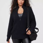 Aerie  Offline Black Quarterzip Sweater Photo 0