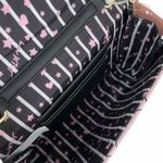 Betsey Johnson  Quilted Hearts Crossbody and Ear Bud Case Pink White Black Photo 4