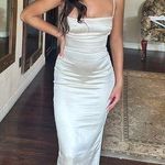 House Of CB Costanza Cream Maxi Dress M Photo 1