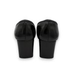 Gucci  Black Horsebit Leather Loafers Sz 8 Square Toe Classic Luxury Italy Heel Photo 6