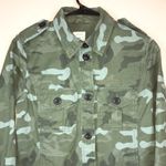 Gap  Women’s Camoflauge Print Military Style Button-Up Jacket Photo 1