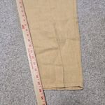 Poetry Women's Linen Tapered Pants Sz 16 US 12 Beige Natural Relaxed Fit Barrel Photo 8