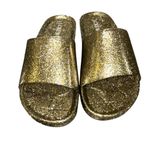 J.Crew  Sparkling Gold Slide Women’s Sandals New size 8 Photo 4