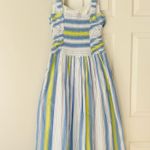 Anthropologie Square-Neck Drop-Waist Maxi Dress, Size S Photo 10