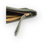 HTF: new Goldenbleu 𖣴 Farah Quilted Clutch Bag 𖣴 Rose Gold + Green Moss Leather Photo 9