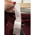 FIGS Medical Scrub Set Catarina Top Zamora Jogger Burgundy Size XS Womens Photo 12