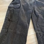 Isabel Maternity Black Denim Cargo Jeans Size 12 Relaxed Fit Photo 1