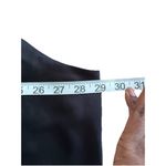 A New Day Women’s Black Slip Dress 3XL, Silky Satin V-Neck Adjustable Strap Photo 4