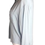a.n.a  A new approach Linen Blend Button Front Long Sleeve Drapy Shirt Photo 39