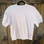 AGOLDE  Round Shoulder Puff Sleeve Box Sweatshirt Photo 0