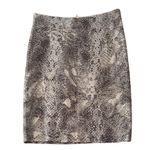Equestrian Snakeskin Horseback Riding Pencil Skirt Size Small Black Photo 0