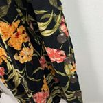 Kensie NWT Linen Blend Floral Print Tie Back V-Neck Crop Jumpsuit Size XS NEW Photo 7