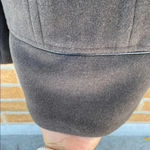 Rudsak wool leather trim coat sz medium Gray Photo 9