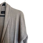 ZARA  Cardigan Womens Medium Brown Knit Ribbed Open Stretch Sweater Photo 2