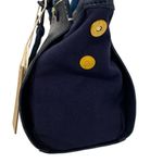 Old Trend Out West Handcrafted Leather Satchel Crossbody New Blue Photo 10