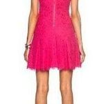 Diane Von Furstenberg  Brittany Stretch Lace Sheath Mini Dress Women Pink Size 4 Photo 1