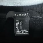 Forever 21 Women’s Shoulder Cut Out Long Sleeve Pullover Size Small *Used Black Photo 7