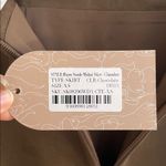 Meshki Hayes Faux Vegan Suede Midi Maxi Skirt in Chocolate Brown Size XS NWT Photo 10