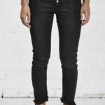 One Teaspoon Iggy Jeans Low Waist Super Skinny Size 28 Black Slouchy Grunge Photo 0