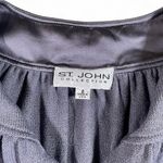 Blue/Purple St. John Collection jacket with silver zipper gem closure Photo 2