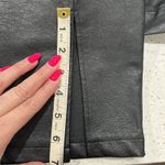 Nasty Gal  Sz 0 Pants Black Faux Leather High Waisted Straight Leg Seams Women’s Photo 5