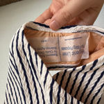 J.Crew NWT  Sz S Striped Tie-shoulder One-piece Swimsuit Antique Navy White CI335 Photo 6