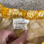 By Anthropologie Viscose Pull On Elastic Waist Plus Size Boho floral wide leg White Photo 5