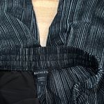 Athleta Arrival Pants in Amara Stripe Black Ankle Length High Rise size 4 Photo 6