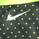Nike Pro Neon Yellow & Black Polka Dot Training Leggings Tights Women's Medium Photo 2