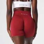 NVGTN navi  solid seamless shorts size M NWT in CARMINE Photo 0