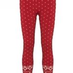 Sweaty Betty London Red Fairisle Base Layer Leggings Size L New with Tags Photo 1