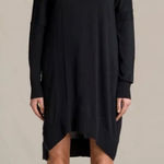 ALLSAINTS  Cecily Dress Sweater Knit Asymmetric Open Shoulder Black‎ Size Small Photo 0