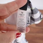 South Beach  Gingham Daisy Print Bikini Bottoms Size UK 14 US 10 Photo 2